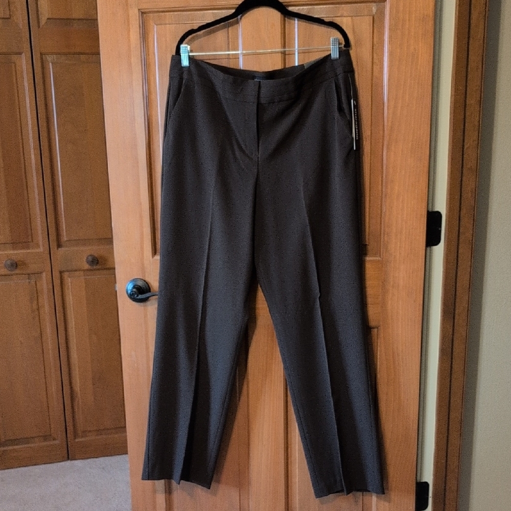 Sharagano Chocolate Brown Women's Trousers